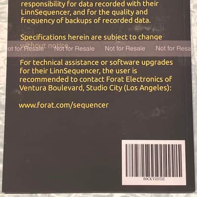 Linn Sequencer Owners Manual image 5