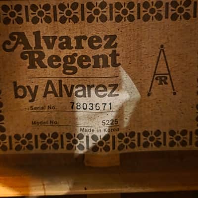 Alvarez Regent 5225 Dreadnought Acoustic Natural image 6