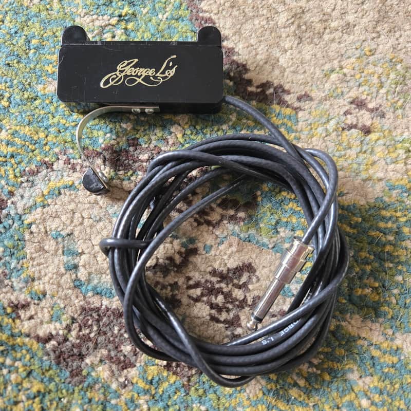 George L's Pop-in Accustic pickup - Black image 1