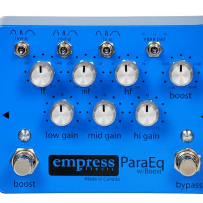 【最終値引き】Empress Effects ParaEQ w/Boost empress ParaEq w/Boost パラメトリックイコライザー Empress Effects