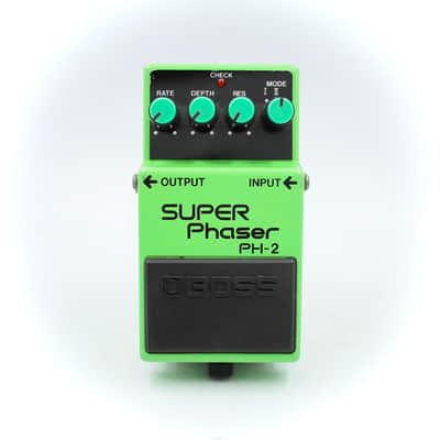 Boss PH-2 Super Phaser 1991 Made in Taiwan Black Label Guitar Effect Pedal ZD19901 image 2