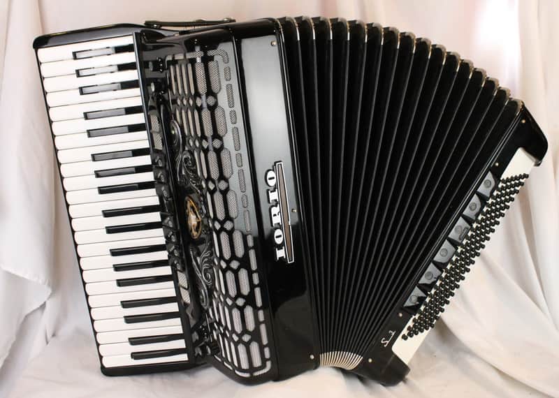 8259 - Black Iorio Accorgan S3 Piano Accordion LMM 41 120 image 1
