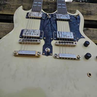 Ibanez 2402DX-WH Double Cutaway Double Neck 1974 - 1977 - White Bild 10