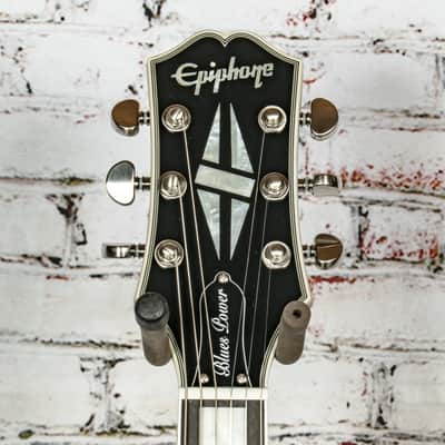 Epiphone Jared James Nichols "Blues Power" Les Paul Custom (Incl. Hard Case) Aged Pelham Blue image 5