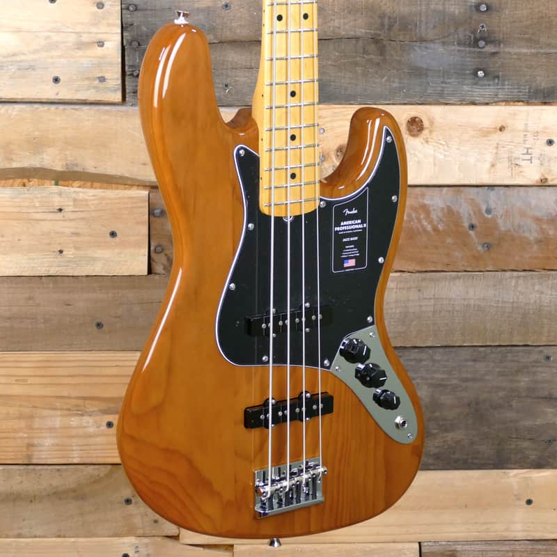 Fender American Professional II Jazz Bass, Maple Fingerboard, Roasted Pine image 1