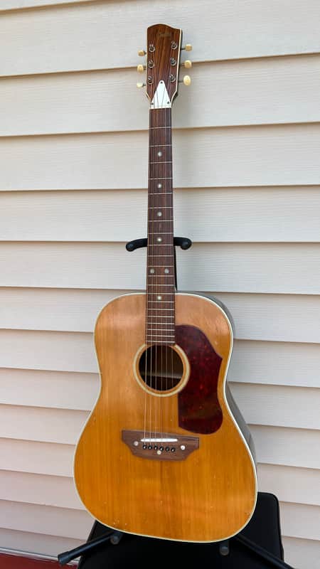 Shelby Acoustic Guitar 60s Early Slingerland Made in Shelbyville, TN