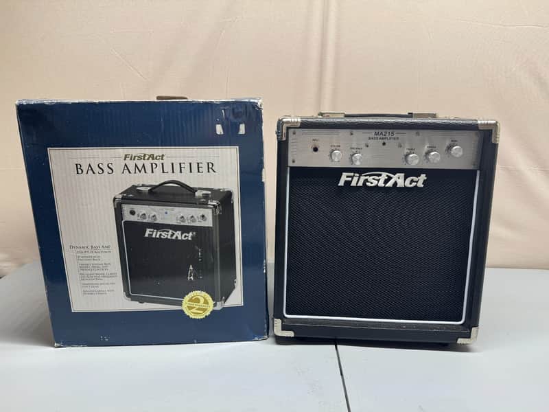 First Act MA215 Guitar Amplifier Bass Amp 15w Practice Audio Gain Control image 1