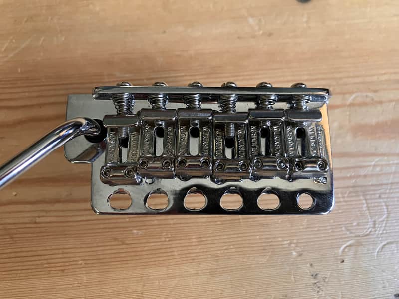 Wilkinson WV6 Stratocaster Guitar Tremolo Bridge Unit Steel Block 54mm image 1