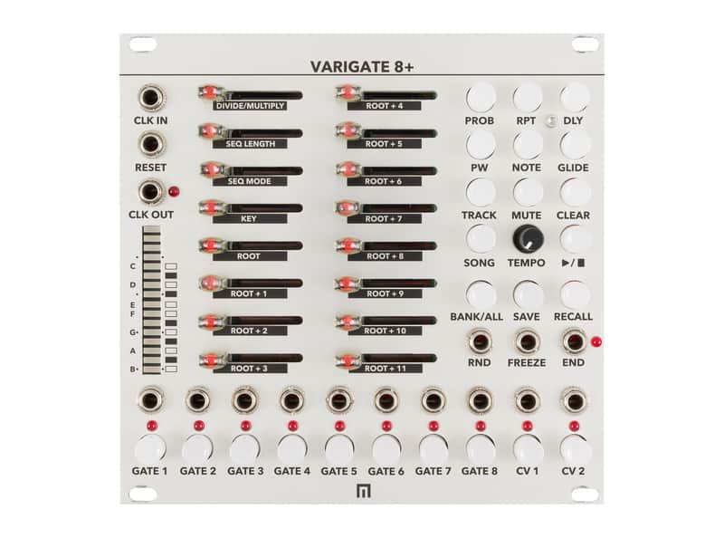 Malekko Heavy Industry Varigate 8+ Gate Sequencer (Silver) [USED] image 1