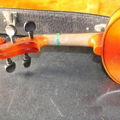 Suzuki model RR101 size 1/4 violin, Japan 1977, with case & bow, Very Good Cond image 17