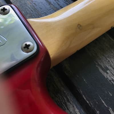 Fender Musicmaster 1978-1980 - Translucent Red image 11