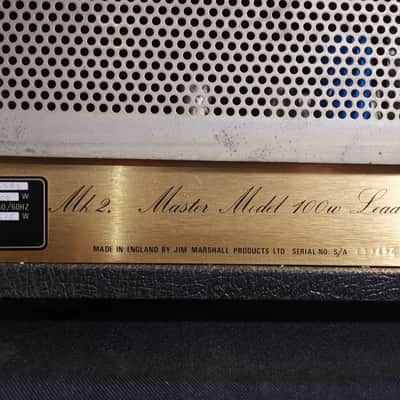 Marshall JCM 800 2203 Master Volume mid 80s image 5