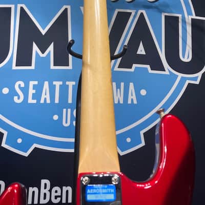 Tom Hamilton's Aerosmith, Sadowsky Red NYC 4-String Bass, PLUS Stage Worn Cowhide Pants!! AUTHENTICATED!! (TH2 #10) image 22
