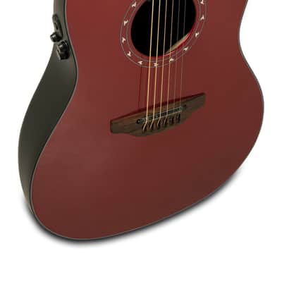 Ovation 1516VRM Ultra Series Solid Spruce Top Mid-depth Lyrachord Body 6-String Acoustic Electric Guitar w/Soft Case image 5