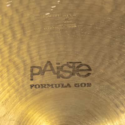 Vintage Paiste Formula 602 Ride Cymbal - Bright Mellow Medium - 20" - 2400g image 4