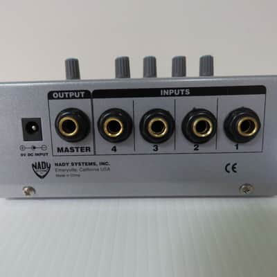 Nady MM-141 4-Channel Mini Mixer 2010s - Silver - Preowned image 3