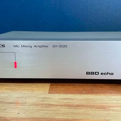Technics SH-3025 BBD Echo Mic Mixer - Bucket Brigade Device Reverb / Echo Effects image 2