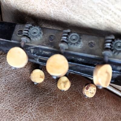 ca. 1875 Strip 3-on-a Side Guitar Tuning Machines Geared Tuners Brass image 13