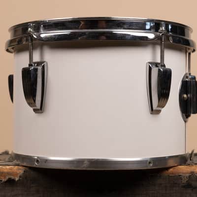 1980s Ludwig 7x10" White Cortex Concert Tom imagen 3