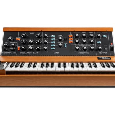 Moog Minimoog Model D Mahogany cabinet