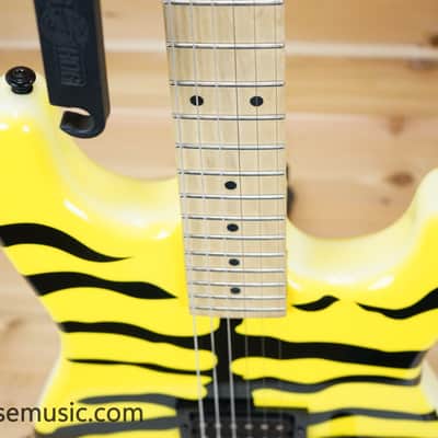 ESP LTD GL-200MT George Lynch Signature - Yellow with Tiger Graphic image 9
