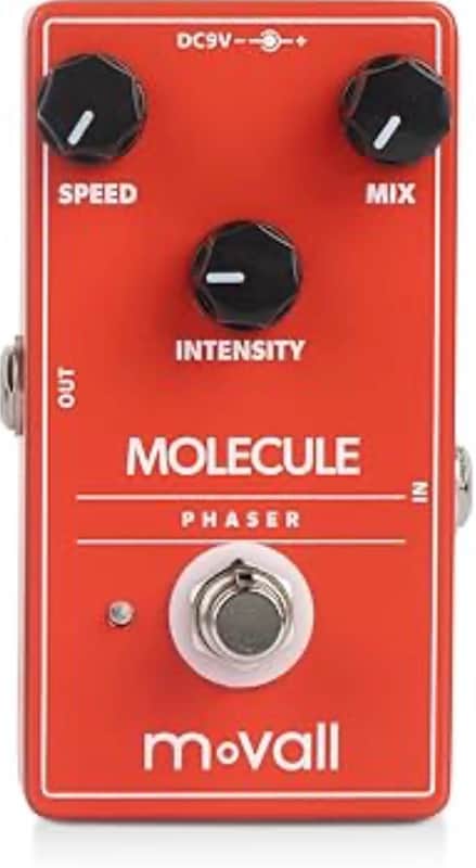 Movall by Caline MP-111 Molecule Phaser Guitar Effect Pedal RED True Bypass MoVall MP111 2025 - RED image 1