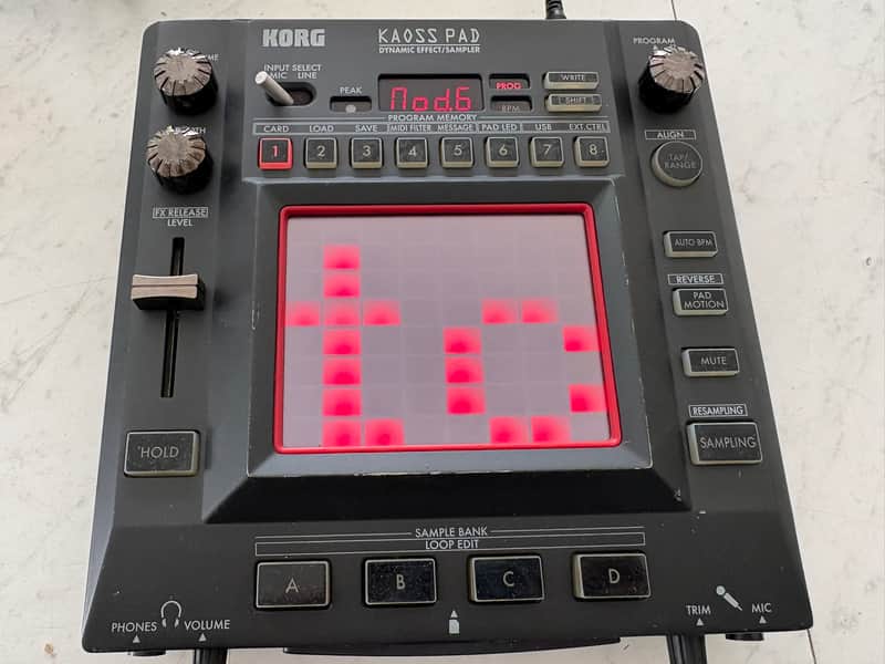 Korg KP3 Kaoss Pad 3 Dynamic Effect / Sampler 2000s - Black image 1