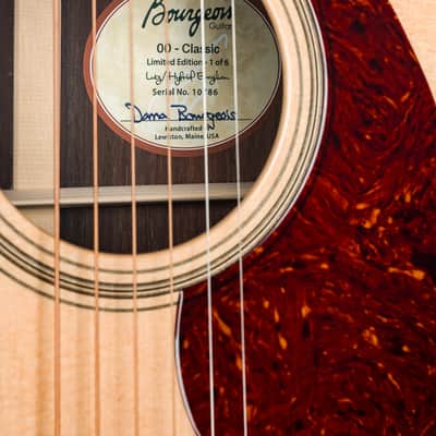 Bourgeois 00-Classic Limited Edition Hybrid Brazilian Rosewood and Lutz Spruce #1 of 6 NEW image 7