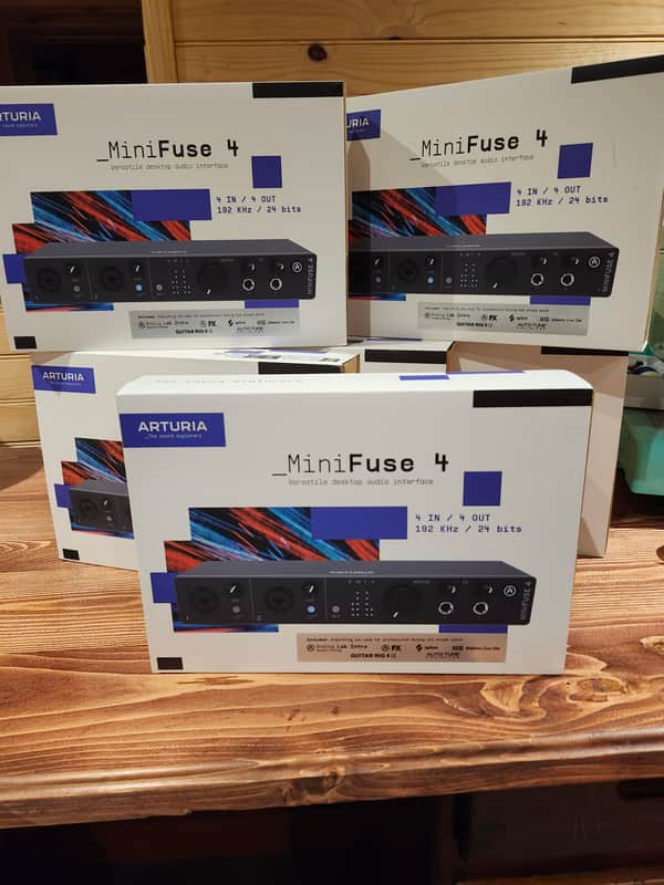 Arturia MiniFuse 4 USB-C Audio Interface 2021 - Present - Black image 1