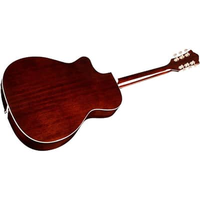 Guild OM-140CE Westerly Collection Orchestra Acoustic-Electric Guitar Antique Burst image 8
