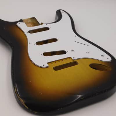 BloomDoom Nitro Lacquer Aged Relic S-Style or T-Style Vintage Custom Guitar Body image 10