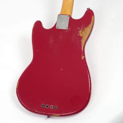 1966 Fender Mustang Bass - Dakota Red - Early First Run First Year Example! image 6