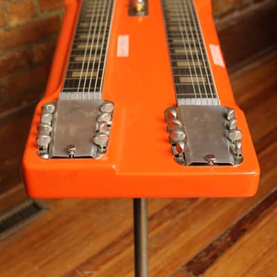 Rickenbacker DW-16 8-String Double-Neck Console Steel Guitar 1964 - Orange Refin image 9