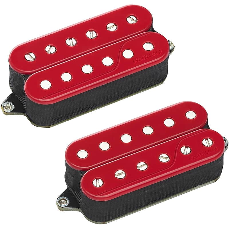 Fishman Fluence Classic Humbucker Open Core 6-String Pickup Regular Red Set image 1