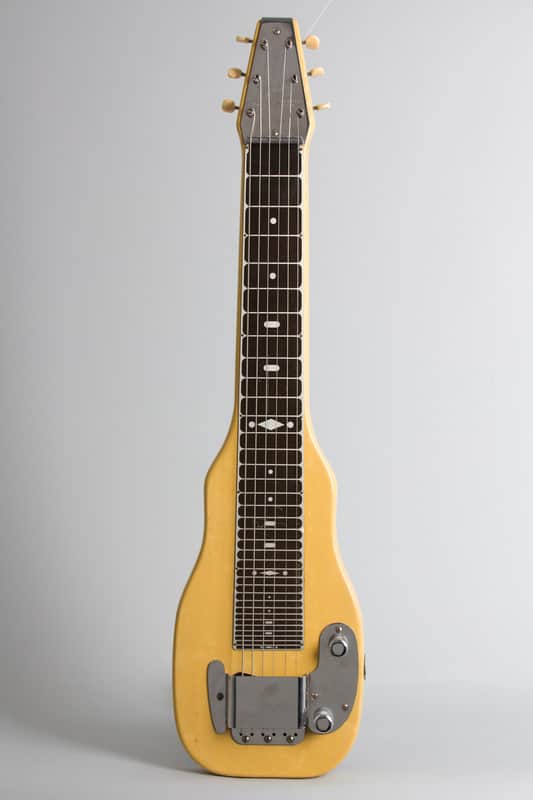 Fender  Champion Lap Steel Electric Guitar (1950), ser. #1265, black gig bag case. image 1