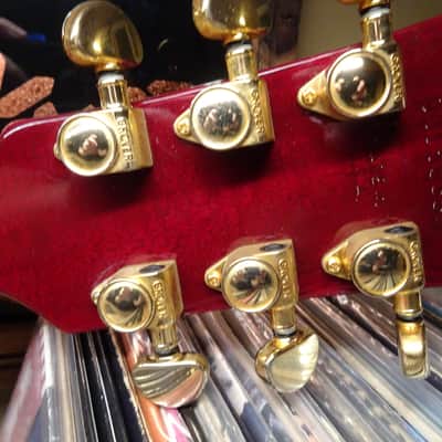 Gibson Les Paul Standard 1998 -100% Original-Outstanding-Limited Edition-Gold hardware Red Wine Cherry image 8