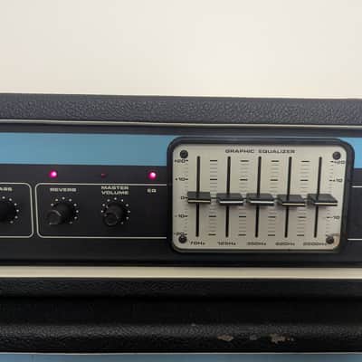 Vintage 1970s Acoustic Control Corp Model 230 Head & 403 4x12 Cab Stack w/ Original Cover imagen 11