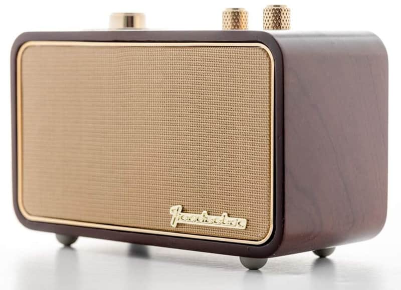 Retro Bluetooth Speaker, Vintage Radio for Home Indoor, Wooden Vintage Style Rechargeable Portable image 1