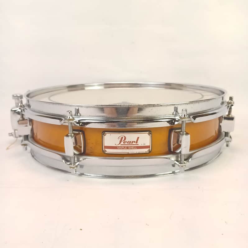 Pearl 3x13"Maple-Shell Piccolo Snare Drum 8Lug Vintage90s Lever-Throw-Off Effect image 1