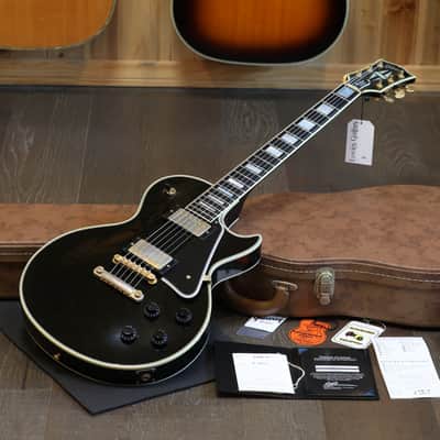 2011 Gibson Custom Shop 1957 Les Paul Custom LPB-7 Electric Guitar Black Ebony + COA OHSC