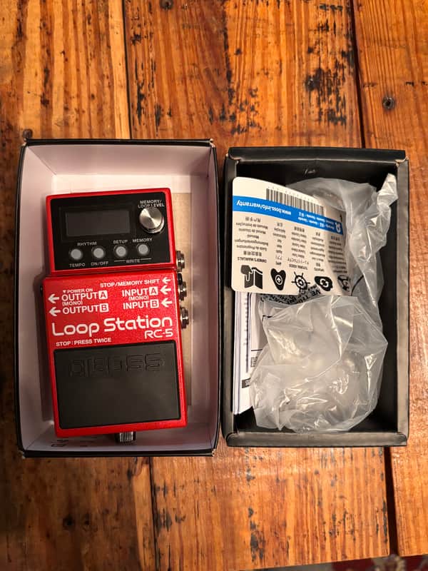 Boss RC-5 Loop Station 2020 - Present - Red image 1