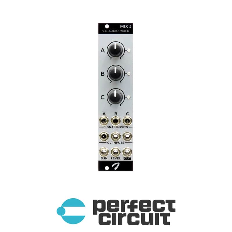 Joranalogue Mix 3 3+1 Channel Voltage Controlled Audio Mixer image 1