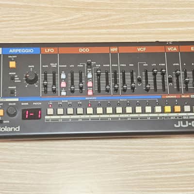 Roland JU-06A Boutique Series Digital Synthesizer Sound Module With Angled Stand image 1