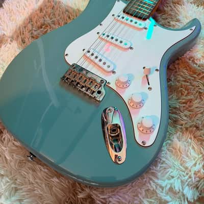 PRS SE Silver Sky Stone Blue Loaded Body / Project Guitar w/ Non-Original Neck image 7