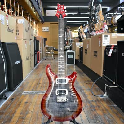 Paul Reed Smith SE Custom 24-08 Electric Guitar Charcoal Cherry Burst w/Padded Gig Bag image 4