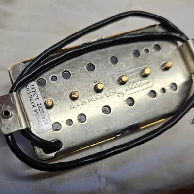 Used Seymour Duncan Hot Phat Cat Silencer Pickup Set - Gold Covers image 4