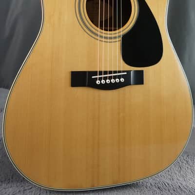 1980s Yamaha FG-350D Acoustic Dreadnought Guitar Natural Nippon