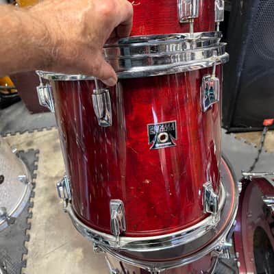 Tama Vintage 80’s Superstar 22-12-13-16 Drum Set Cherry image 6