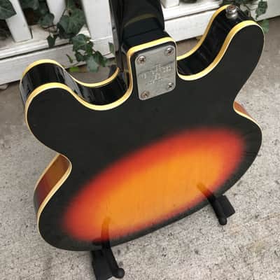 1960s Univox 335 Semi-Hollow Body Vintage Electric Guitar MIJ image 8