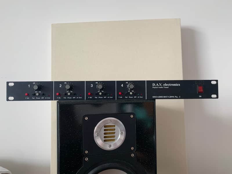 D.A.V. Electronics BG2 Broadhurst Gardens 4 Channel Decca Type Mic Preamp image 1